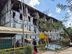 28 Kamar Hangus Imbas Kebakaran Hunian Pekerja Konstruksi IKN