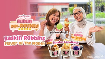 Review Es Krim Baskin Robbins Musk Melon & Popping Shower, Rasa Favorit Nomor #1 di Jepang