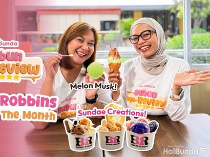 Review Es Krim Baskin Robbins Musk Melon & Popping Shower, Rasa Favorit Nomor #1 di Jepang