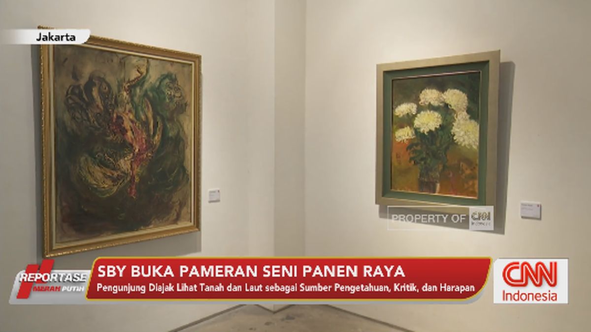 VIDEO: SBY Buka Pameran Seni Panen Raya
