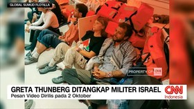VIDEO: Greta Thunberg Ditangkap Militer Israel