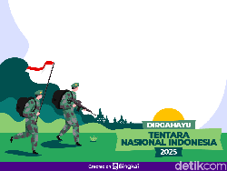 10 Link Twibbon HUT ke-80 TNI 2025, Cocok Dibagikan di Medsos