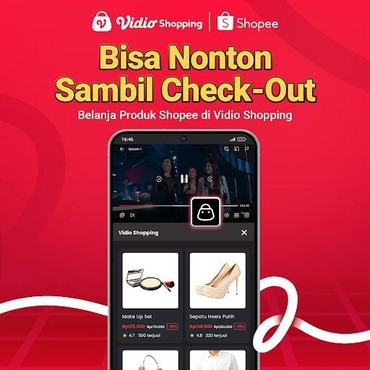 Belanja Sambil Nonton Tayangan, Shopee dan Vidio Hadirkan Fitur Vidio Shopping