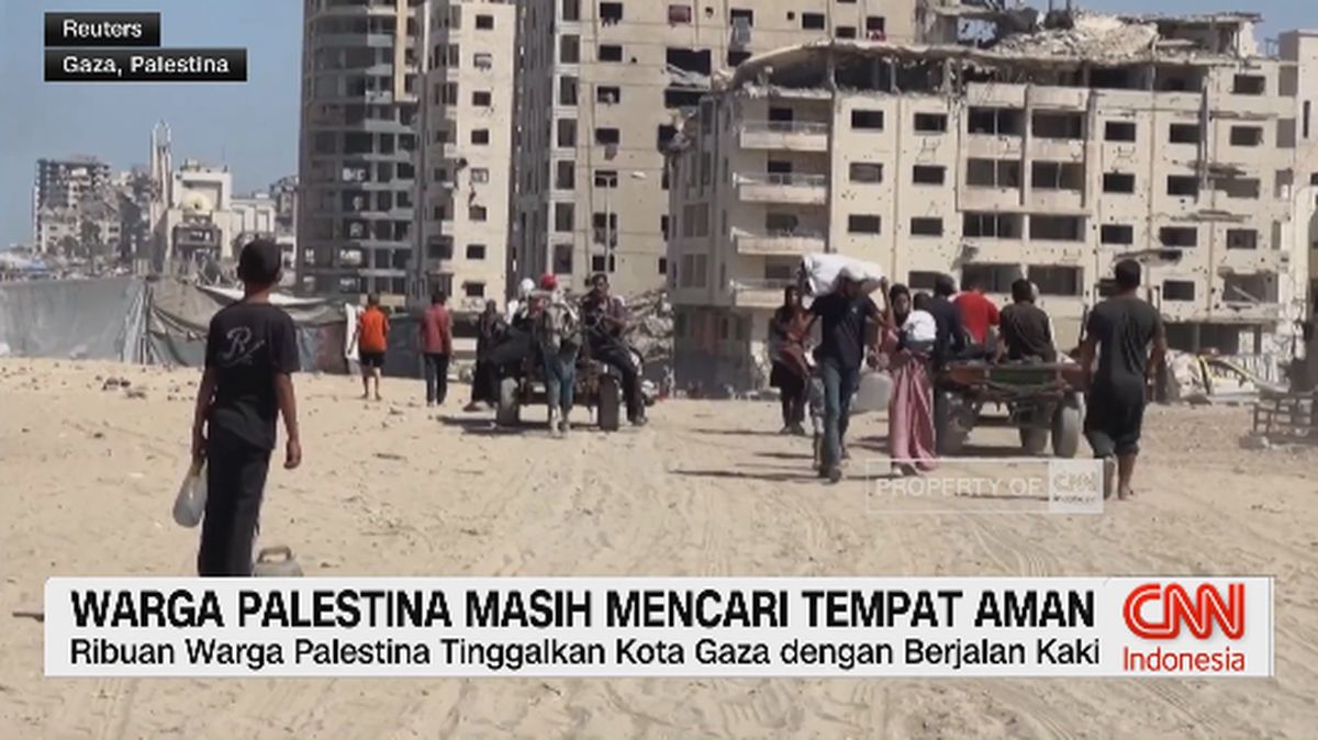 VIDEO: Warga Palestina Masih Mencari Tempat Aman
