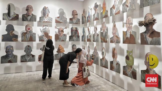 Sebanyak 38 ribu pengunjung mendatangi pekan seni Art Jakarta 2025 yang berlangsung selama tiga hari pada 3-5 Oktober 2025, di JIExpo Kemayoran, Jakarta.