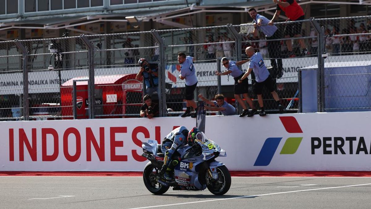 FOTO: Cerita Manis Aldeguer Saat Marquez Nahas di MotoGP Mandalika