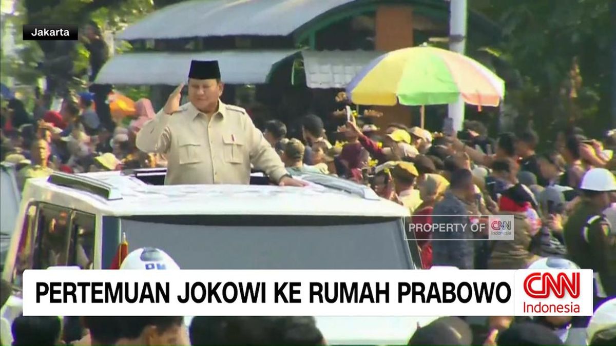 VIDEO: Pertemuan Jokowi ke Rumah Prabowo