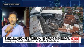 VIDEO: Bangunan Ponpes Sidoarjo Ambruk, 45 Orang Meninggal