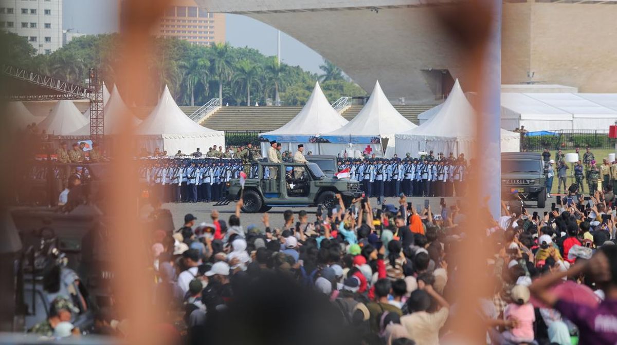 Lalu Lintas Sekitar Monas Macet, Ada Perayaan HUT TNI ke-80