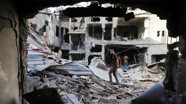 Israel-Hamas Sepakat Gencatan Senjata Tahap Pertama di Gaza Israel dan Hamas sepakati tahapan pertama gencatan senjata di Gaza, akan diawali pertukaran sandera dan tahanan.
