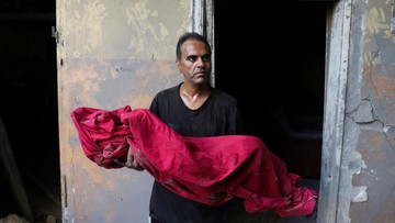 FOTO: Genosida di Gaza Jalan Terus Meski Israel-Hamas Mulai Berunding