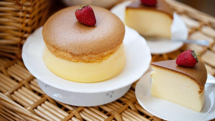 Ilustrasi japanese cheese cake
