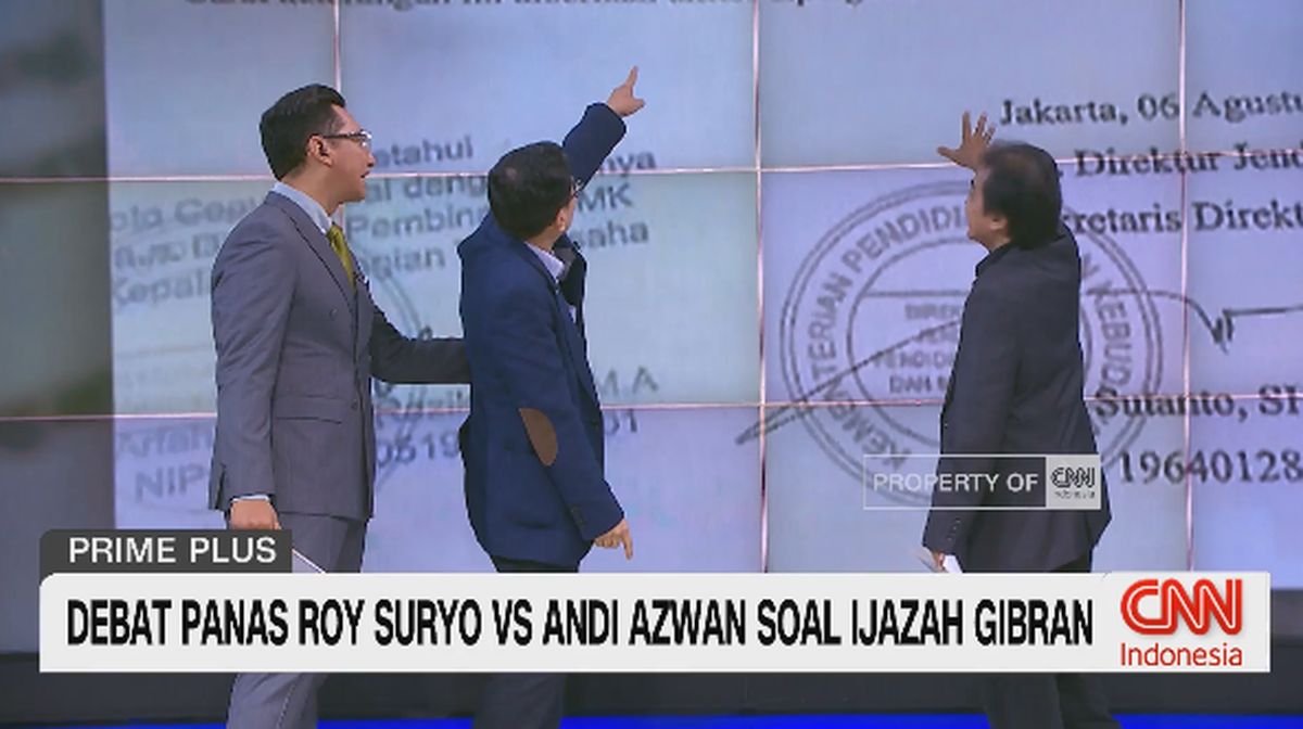 VIDEO: Panas, Debat Roy Suryo-Andi-Faldo soal Ijazah Gibran