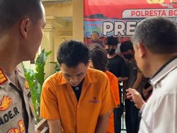 Penampakan Pembacok Polisi di Bogor Kini Berbaju Tahanan