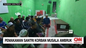 VIDEO: Pemakaman Santri Korban Musala Ambruk