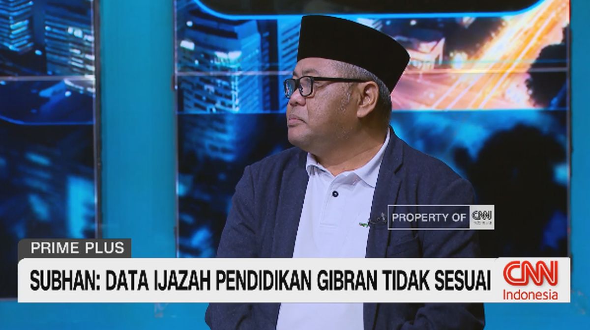 VIDEO: Subhan Palal: Data Ijazah Pendidikan Gibran Tidak Sesuai