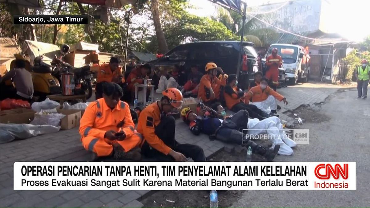 VIDEO: Operasi Pencarian Tanpa Henti, Tim Penyelamat Alami Kelelahan