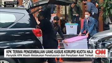 VIDEO: KPK Terima Pengembalian Uang Kasus Korupsi Kuota Haji