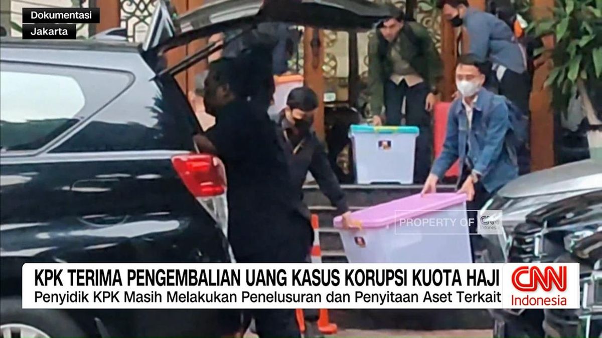VIDEO: KPK Terima Pengembalian Uang Kasus Korupsi Kuota Haji