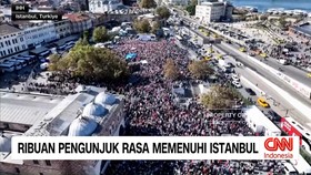 VIDEO: Aksi Bela Palestina di Turki dan Serbia