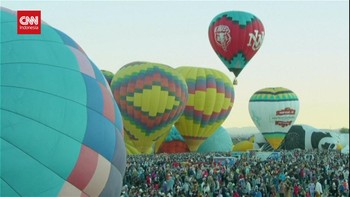 VIDEO: Festival Balon Udara Terbesar Dunia Meriahkan Langit Meksiko
