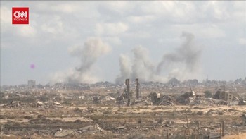 VIDEO: Jelang Pertemuan Israel-Hamas, Gaza Terus Dibombardir
