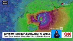 VIDEO: Citra Satelit Topan Matmo yang Lumpuhkan Aktivitas Warga