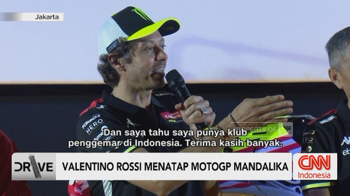VIDEO: Valentino Rossi Menatap Motogp Mandalika