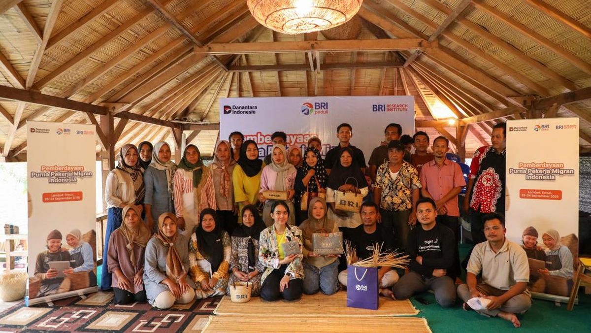 BRI Peduli Gelar Program Pemberdayaan Eks Pekerja Migran di Lombok