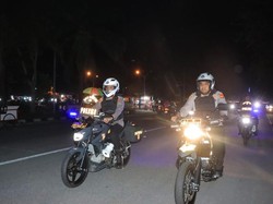 Kapolres Kampar Pimpin Langsung Patroli Tim Raga Pantau Keamanan