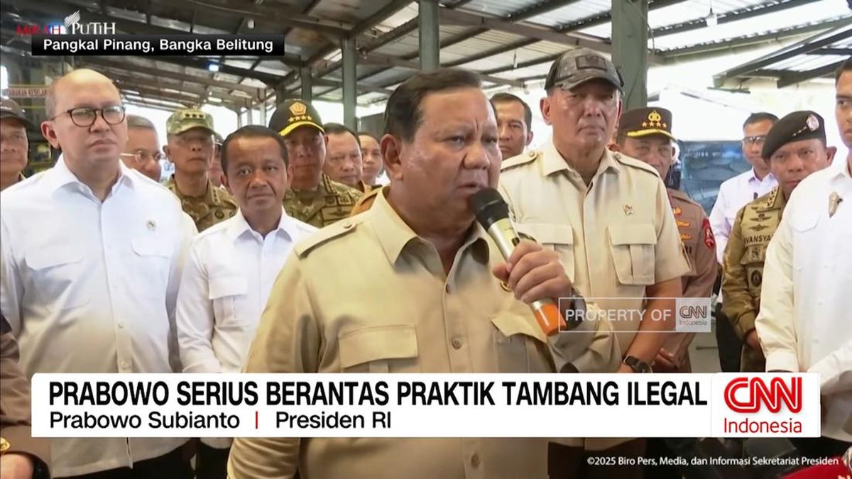 VIDEO: Prabowo Serius Berantas Praktik Tambang Ilegal