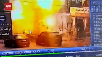 VIDEO: Detik-detik Drone Israel Ledakkan Mobil di Jalan Raya Lebanon