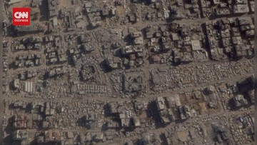 VIDEO: Gambar Satelit Gaza Sebelum-Sesudah 2 Tahun Agresi Israel