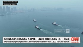 VIDEO: China Operasikan Kapal Tunda Hidrogen Pertama