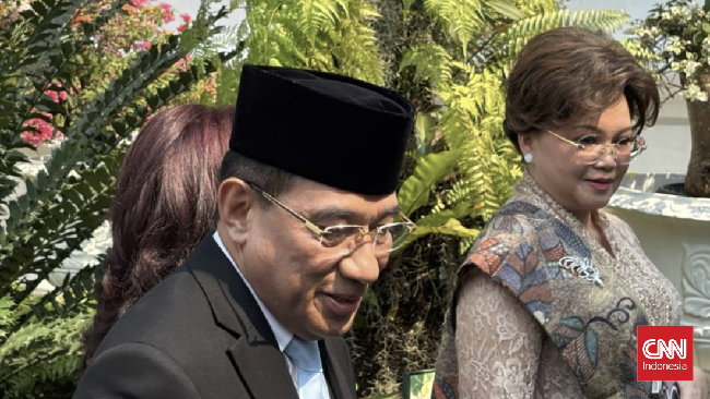 Benjamin Paulus Octavianus tiba di Istana Kepresidenan Jakarta di tengah isu pelantikan Wamenkes.