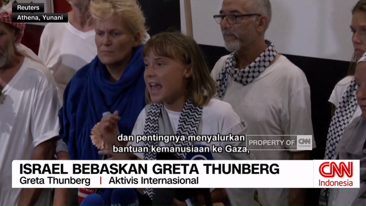 VIDEO: Israel Bebaskan Greta Thunberg