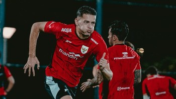 FOTO: Timnas Indonesia Siap Tempur Lawan Arab Saudi