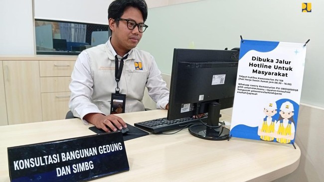 Jalur hotline 158 menerima konsultasi terkait keandalan bangunan gedung pesantren, panti asuhan, sekolah, hingga yayasan pada Senin-Jumat pukul 08.30-16.00 WIB.