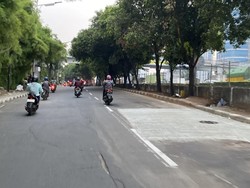 Galian Biang Macet di Depan Cibis Park TB Simatupang Selesai, Lalin Lancar
