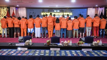 FOTO: Dalam 3 Hari, Imigrasi Tahan 196 WNA Pelanggar di Jabodetabek