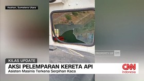VIDEO: Aksi Pelemparan Kereta Api