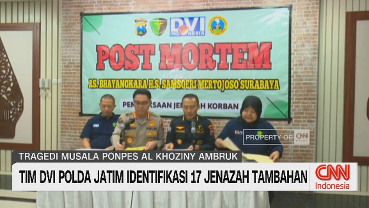 VIDEO: Tim Div Polda Jatim Identifikasi 17 Jenazah Tambahan
