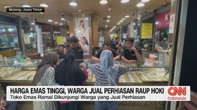VIDEO: Harga Emas Tinggi, Warga Jual Perhiasan Raup Hoki