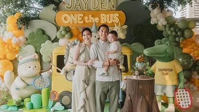 Keseruan Ultah Pertama Jayden Anak Shanju Eks JKT48 dan Jonathan Christie, Intip 5 Momennya