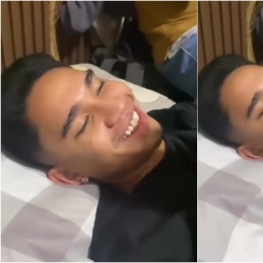 Momen Marselino Ferdinan Santai Nonton Timnas Indonesia Vs Arab di Rumah