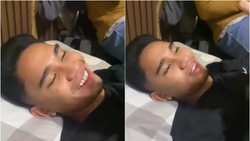 Momen Marselino Ferdinan Santai Nonton Timnas Indonesia Vs Arab di Rumah