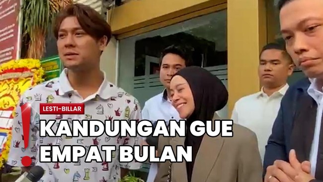 Jawaban Kocak Rizky Billar soal Rumor Lesti Kejora Hamil Anak Ketiga