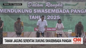 VIDEO: Tanam Jagung Serentak Dukung Swasembada Pangan