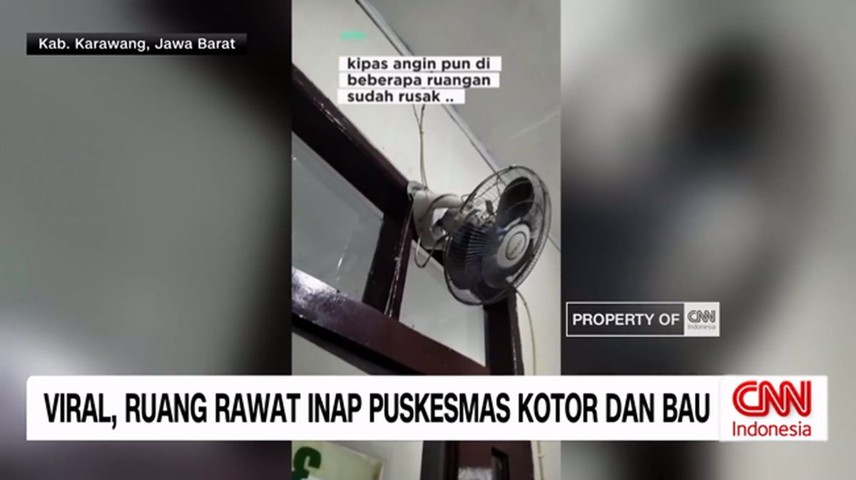 VIDEO: Viral Ruang Rawat Inap Puskesmas Kotor dan Bau