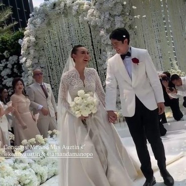 Ucapan Romantis Kenny Austin ke Amanda Manopo yang Bikin Tamu Undangan Nangis